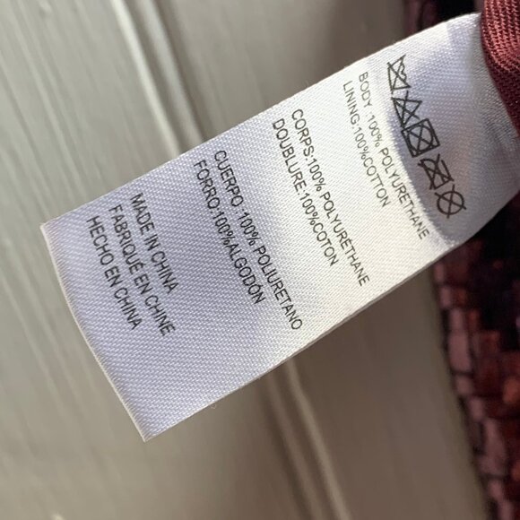 By Anthropologie Frankie Pink Metallic Chain Strap Clutch Crossbody Purse Dressy - Picture 11 of 14